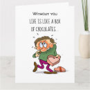 Search for box of chocolates cards Cartoon