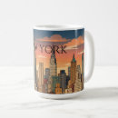 Search for skyline art mugs Vintage