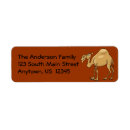 Search for camel return address labels Cute
