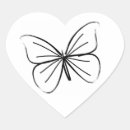 Search for heart drawing stickers Black and white