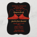 Search for red lingerie shower invitations Corset