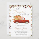 Search for red truck baby shower invitations Is on the way
