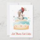 Search for let them eat cake birthday invitations Vintage