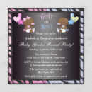 Search for african american gender reveal invitations Baby shower