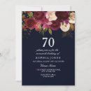 Search for blue 75th birthday invitations Flowers