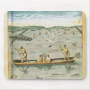 Search for catching fishes mousepads Boat