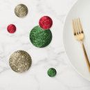 Search for christmas party confetti Green