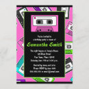 Search for mix tape invitations 80's