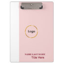 Search for your logo clipboards Blush pink