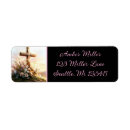 Search for religious easter return address labels Floral