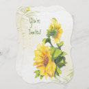 Search for sunflower wedding anniversary invitations Yellow