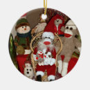 Search for sock monkey christmas tree decorations Santa