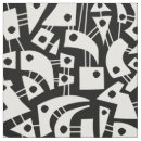 Search for black and white abstract fabric Lines