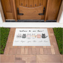 Search for funny cat doormats Crazy cat lady