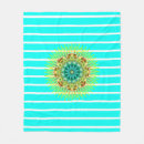 Search for mandala blankets Turquoise
