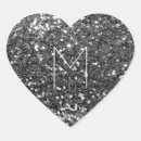 Search for grey heart stickers Glitter
