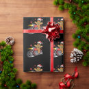Search for biker wrapping paper Xmas
