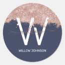 Search for navy blue glitter stickers Rose gold