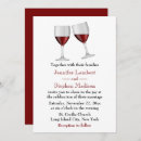 Search for wine glass wedding invitations Red