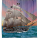 Search for pirate ship shower curtains Vintage