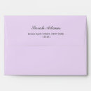 Search for lavender envelopes Elegant