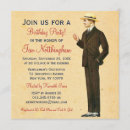 Search for gentleman birthday invitations Party