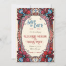 Search for art nouveau save the dates Whimsical