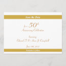 Search for anniversary save the dates Golden
