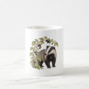 Search for badger mugs Watercolor