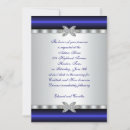Search for sapphire blue invitations Silver