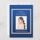 Search for royal blue pearl invitations For her