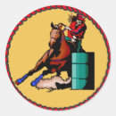 Search for barrel racing stickers Western
