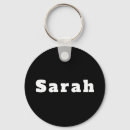 Search for name sarah key rings White