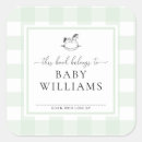 Search for baby shower bookplates Baby's first library