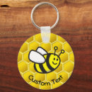 Search for cute bee key rings Honeybee