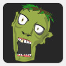 Search for zombie head stickers Horror