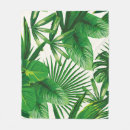Search for green palm leaf blankets Pattern