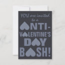 Search for anti valentine invitations Heart