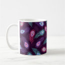 Search for hand drawn feathers mugs Background