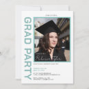 Search for turquoise graduation invitations Grad party