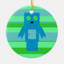 Search for funny robots christmas tree decorations Vintage