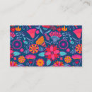 Search for ethnic business cards Floral