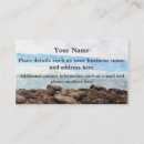 Search for beach scene business cards Blue