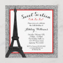 Search for red paris invitations Black