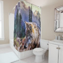Search for wolf shower curtains Mountains