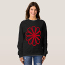 Search for red flower hoodies Modern