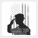 Search for thank you veteran stickers Military