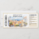 Search for portugal invitations Boarding pass