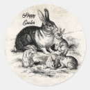 Search for rabbit illustration stickers Bunny family