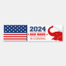 Search for wave bumper stickers Maga